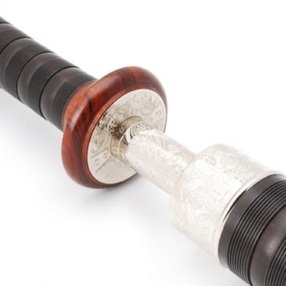 McCallum Deluxe Mopane Blackwood Bagpipe alloy Argenté McCallum Deluxe Mopane Blackwood Bagpipe alloy Argenté