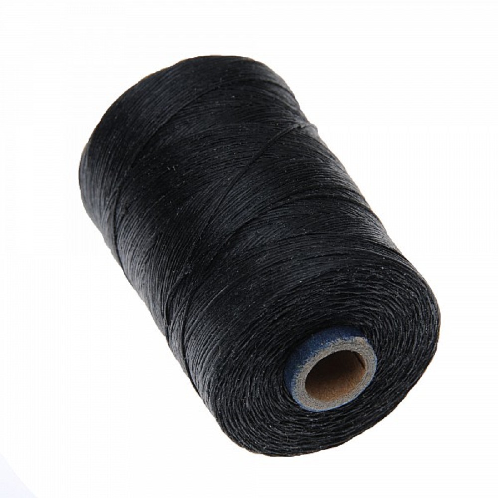 Fil noir, poissé, 50g Fil noir, poissé, 50g