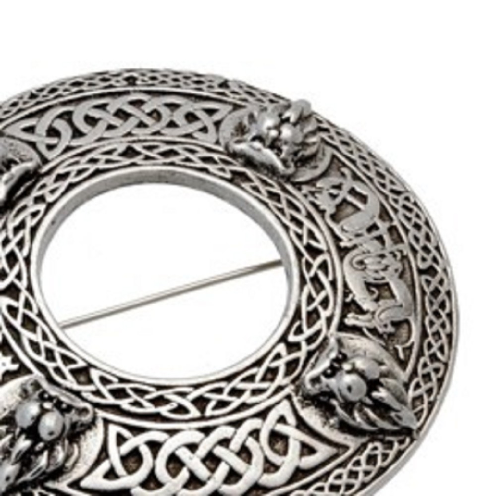 Broche de Plaid, Celtic Lion Broche de Plaid, Celtic Lion