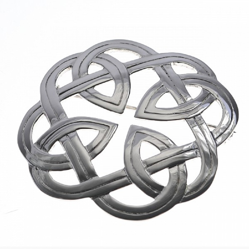 Plaid-Brosche, Eternal Interlace Plaid-Brosche, Eternal Interlace