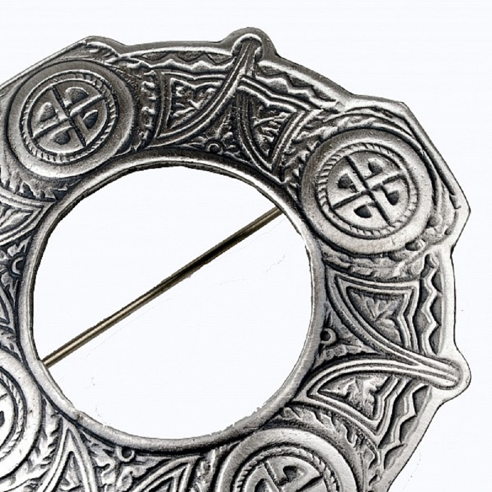 Plaid-Brosche, Classic Celtic Antique