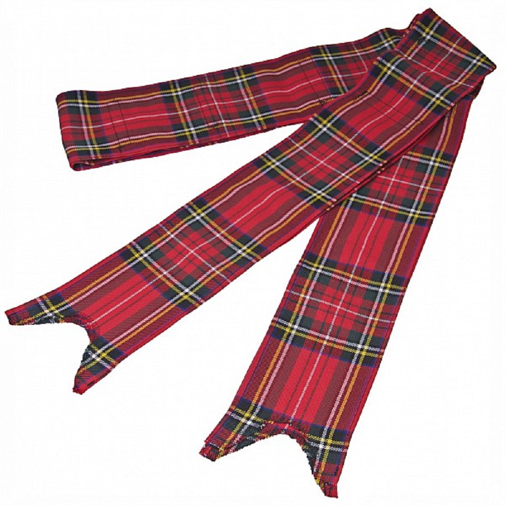 Royal Stewart Piper's Bagpipe Ribbons Royal Stewart Piper's Bagpipe Ribbons