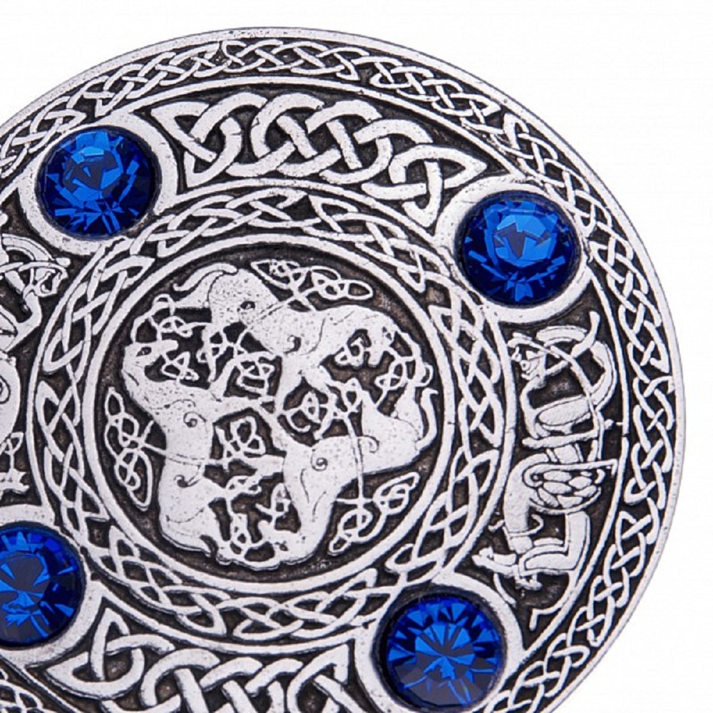 Broche de Plaid, Celtic Horse Broche de Plaid, Celtic Horse