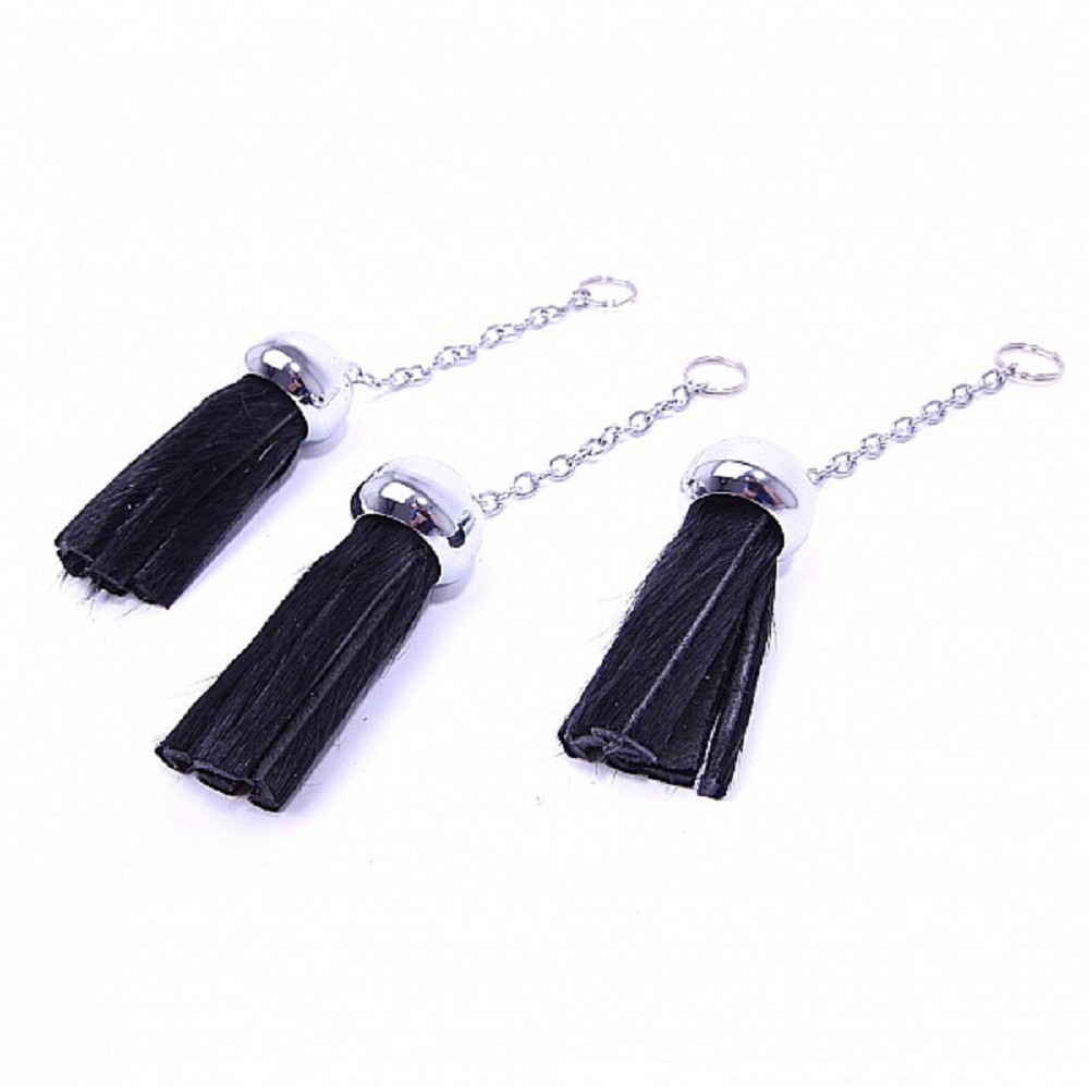 Tassels for Dress Sporran (3), black