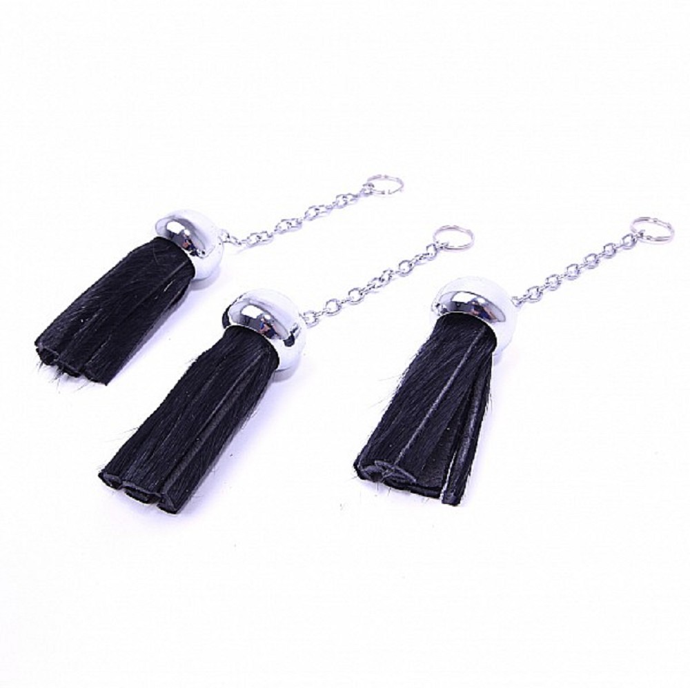 Tassels for Dress Sporran (3), black Tassels for Dress Sporran (3), black
