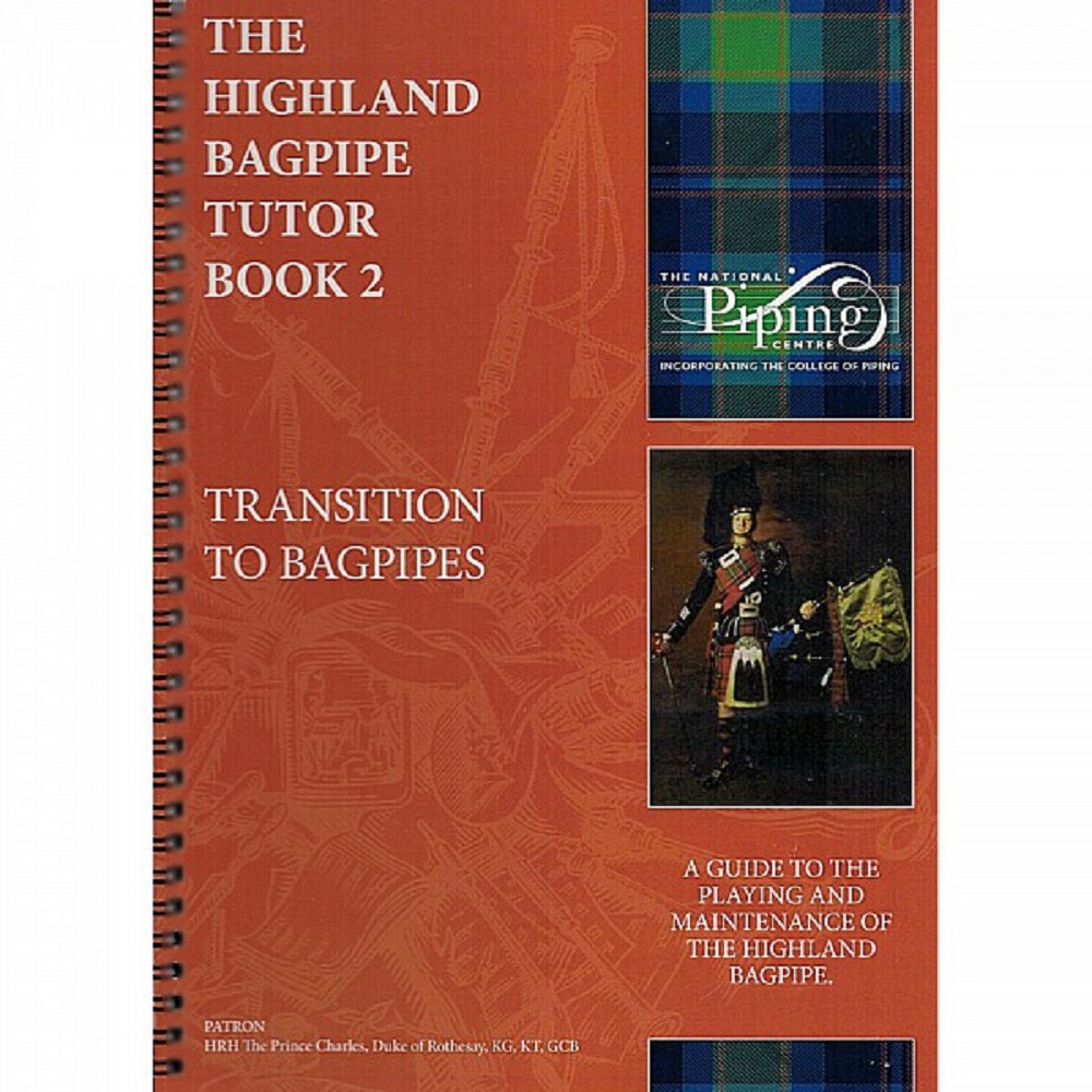 College of Piping Tutor 2 Book, Anglais