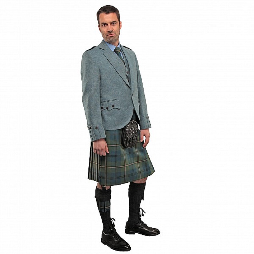 Lovat Blue Tweed Argyll Veste Lovat Blue Tweed Argyll Veste