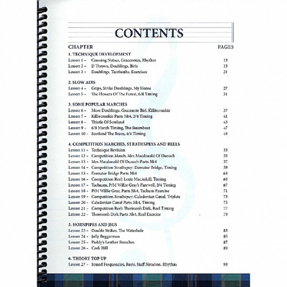 College of Piping Lehrbuch 3, English
