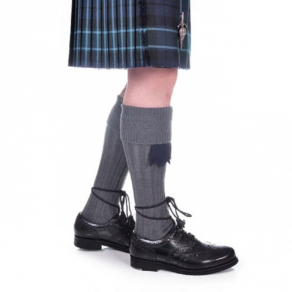 Chaussette Kilt, Gris Chaussette Kilt, Gris