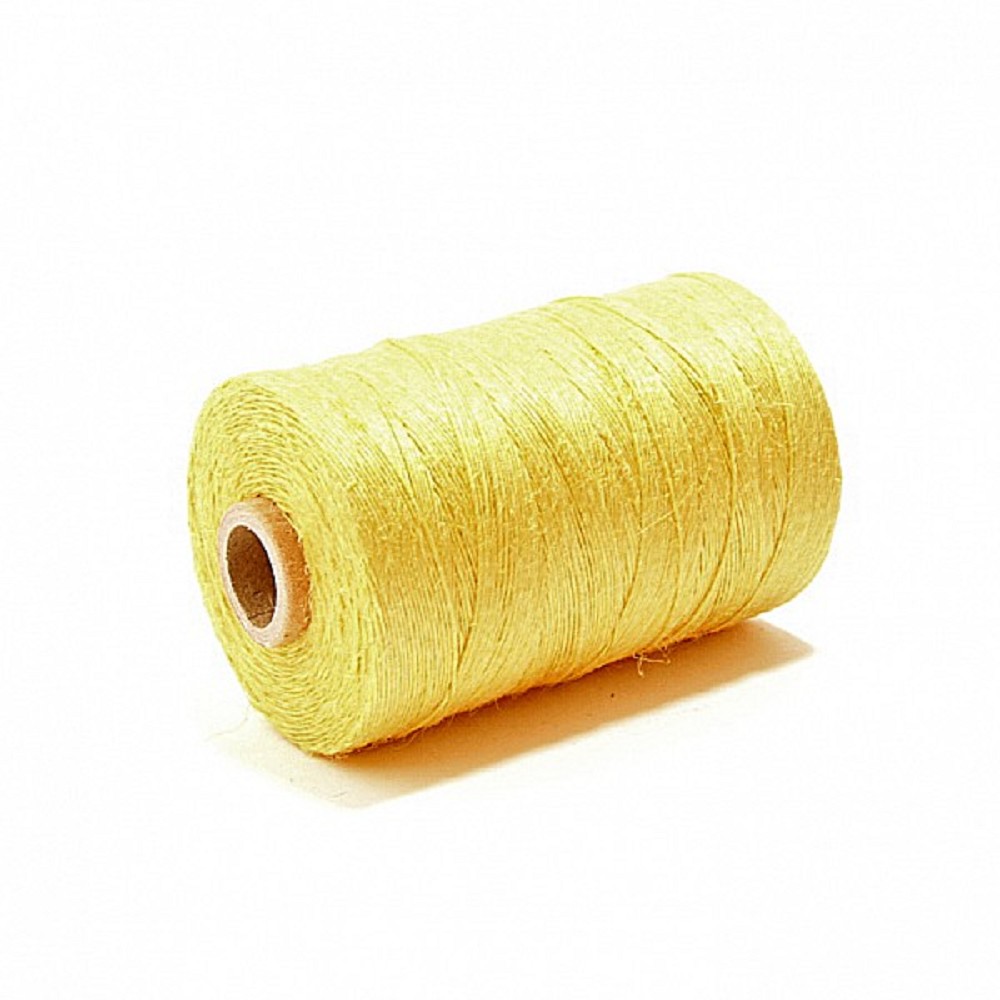 Fil jaune, non poissé, 50g Fil jaune, non poissé, 50g