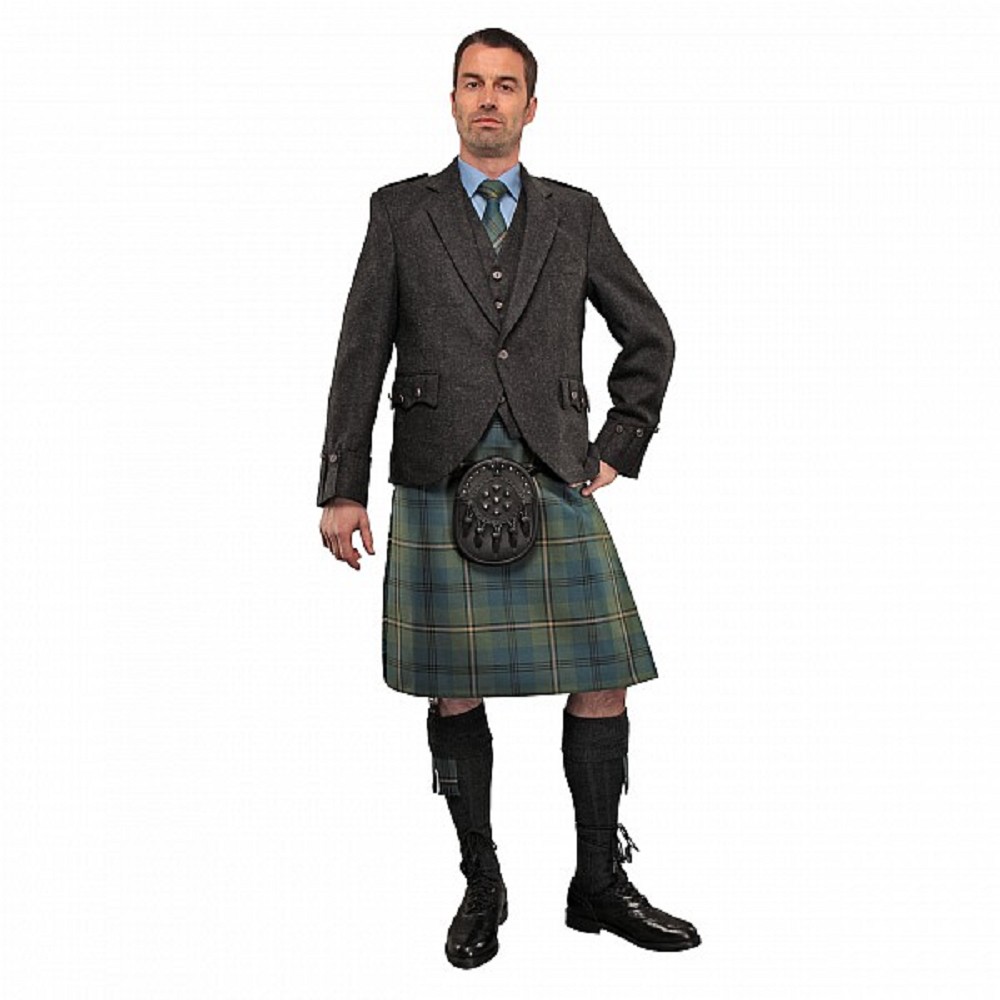 Charcoal Veste Tweed Argyll Charcoal Veste Tweed Argyll