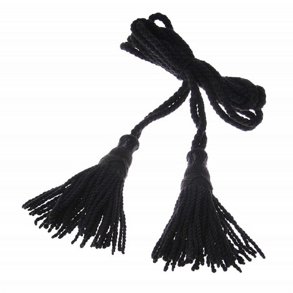 Bagpipe Cords, wool, black Kilts & More